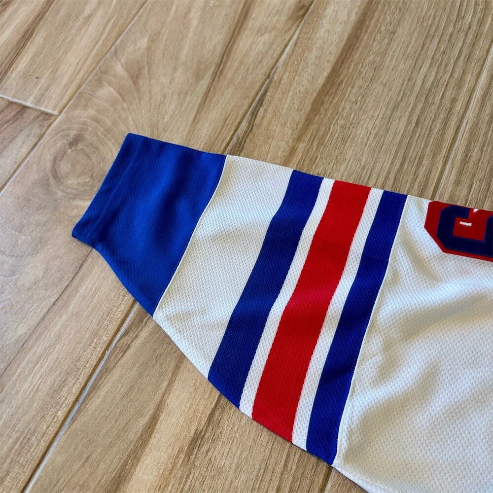 Starter New York Rangers Wayne Gretzky #99 Semi ProHockey Jersey White Men's XL - Picture 4 of 11